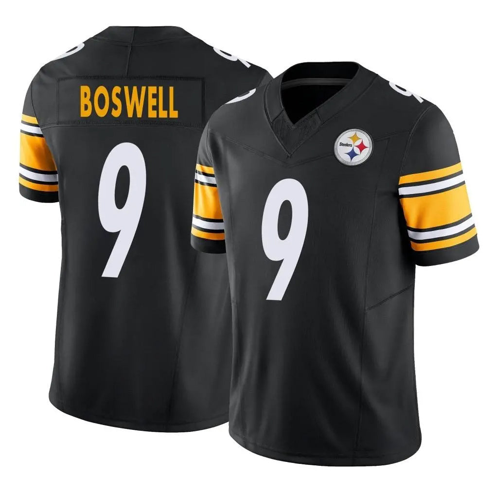 Rebec P.Steelers #9 Chris Boswell Player Black Limited Vapor F.U.S.E. Home Game Stitched Jerseys