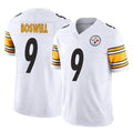 Rebec P.Steelers #9 Chris Boswell Player White Limited Vapor F.U.S.E. Home Game Stitched Jerseys