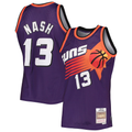 Rebec P.Sunss #13 Steve Nash Mitchell & Ness Purple 199697 Hardwood Classics Swingman Jerseys
