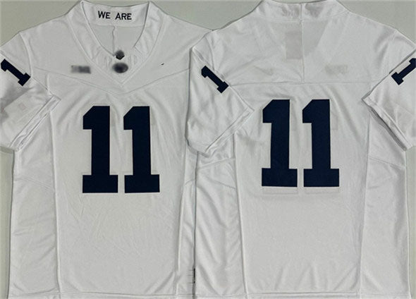 Rebec P.State Nittany Lions #11 Abdul Carter White 2024 F.U.S.E. No Name Stitched College Jerseys
