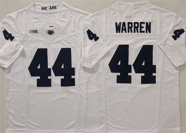 Rebec P.State Nittany Lions #44 Davis Warren White 2024 F.U.S.E. Stitched College Jerseys