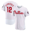 P.Phillies #12 Kyle Schwarber 2026 All-Star Game White Rebec Authentic Baseball Stitched Jerseys