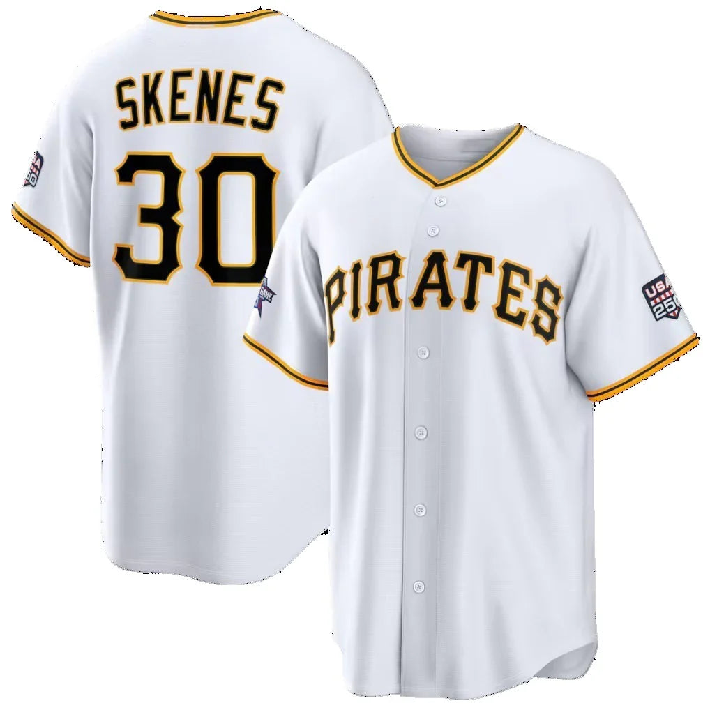 P.Pirates #30 Paul Skenes 2026 All-Star Game White Rebec Replica Baseball Stitched Jerseys
