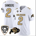Rebec #2 Shedeur Sanders C.Buffaloes Original Retro Brand NIL Football Player Jersey ââ‚?Black Stitched American College Jerseys