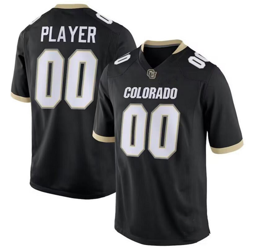 Rebec Custom C.Buffaloes Original Retro Brand NIL Football Player Jersey ââ‚?Black Stitched American College Jerseys