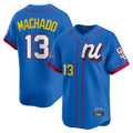 Rebec S.Diego Padres #13 Manny Machado Player Blue National League All-Star Game Limited Stitched Jerseys