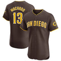 Rebec S.Diego Padres #13 Manny Machado Player Brown Home Limited Elite Stitched Jerseys
