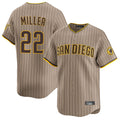 Rebec S.Diego Padres #22 Mason Miller Player Khaki Home Limited Stitched Jerseys