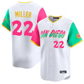 Rebec S.Diego Padres #22 Mason Miller Player White City Connect Home Limited Stitched Jerseys