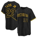 Rebec S.Diego Padres #23 Fernando Tatis Jr Player Black Snake Skin City Home Game Stitched Jerseys