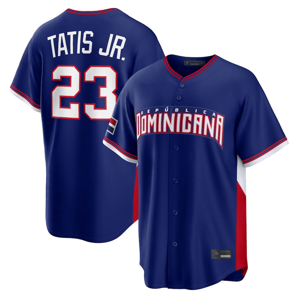 Rebec S.Diego Padres #23 Fernando Tatis Jr Player Royal 2026 World Classic Home Limited Stitched Jerseys