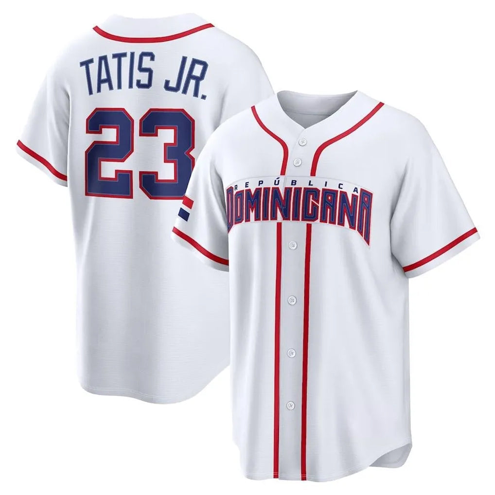 Rebec S.Diego Padres #23 Fernando Tatis Jr Player White 2026 World Classic Home Limited Stitched Jerseys
