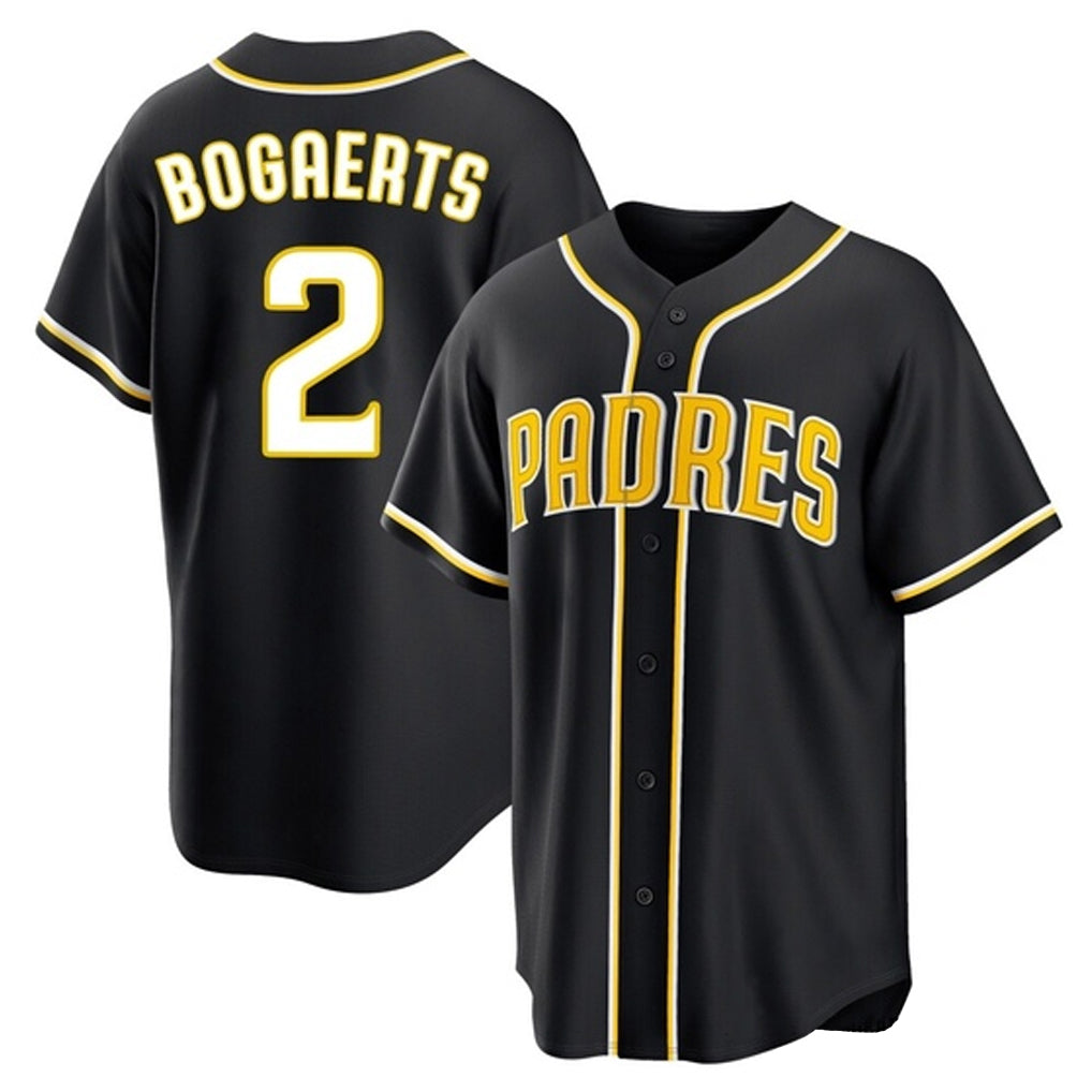 Rebec S.Diego Padres #2 Xander Bogaerts Player Black 2026 Fashion Home Stitched Jerseys