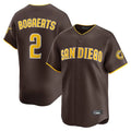 Rebec S.Diego Padres #2 Xander Bogaerts Player Brown Home Limited Stitched Jerseys