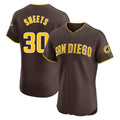 Rebec S.Diego Padres #30 Gavin Sheets Player Brown Home Limited Elite Stitched Jerseys
