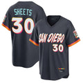Rebec S.Diego Padres #30 Gavin Sheets Player Obsidian 2026 City Connect Home Limited T-shirt Stitched Jerseys