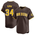 Rebec S.Diego Padres #34 Michael King Player Brown Home Limited Stitched Jerseys