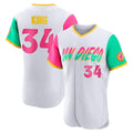 Rebec S.Diego Padres #34 Michael King Player White City Connect Home Limited Elite Stitched Jerseys