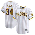 Rebec S.Diego Padres #34 Michael King Player White Home Limited Stitched Jerseys