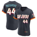 Rebec S.Diego Padres #44 Joe Musgrove Player Obsidian 2026 City Connect Home Limited Elite T-shirt Stitched Jerseys