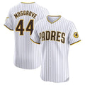 Rebec S.Diego Padres #44 Joe Musgrove Player White Home Limited Elite Stitched Jerseys