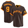 Rebec S.Diego Padres #9 Jake Cronenworth Player Brown Home Cooperstown Collection Replica Game Stitched Jerseys