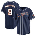 Rebec S.Diego Padres #9 Jake Cronenworth Player Navy Cooperstown Collection Limited Home Stitched Jerseys