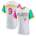 Rebec S.Diego Padres #9 Jake Cronenworth Player White City Connect Home Limited Elite Stitched Jerseys