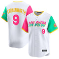 Rebec S.Diego Padres #9 Jake Cronenworth Player White City Connect Home Limited Stitched Jerseys