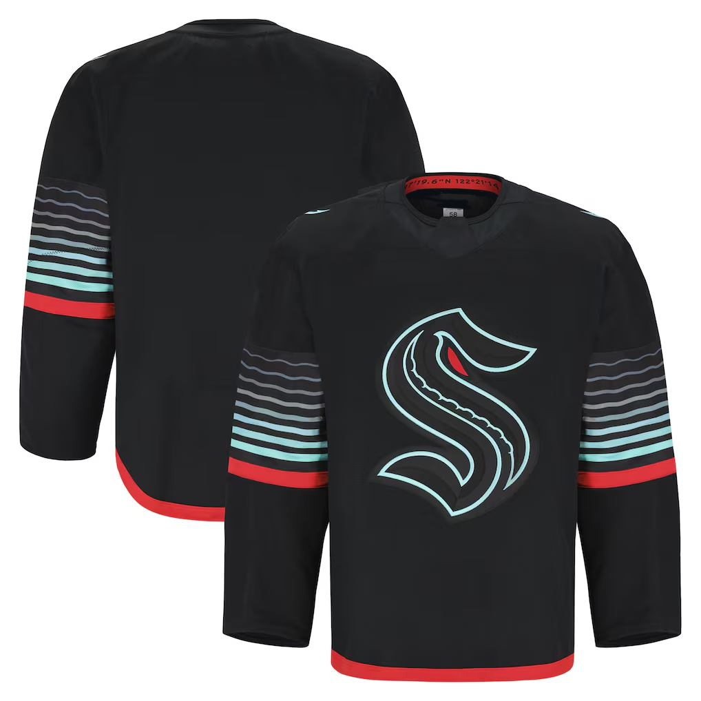 Rebec S.Kraken Black Alternate Authentic Pro Jerseys