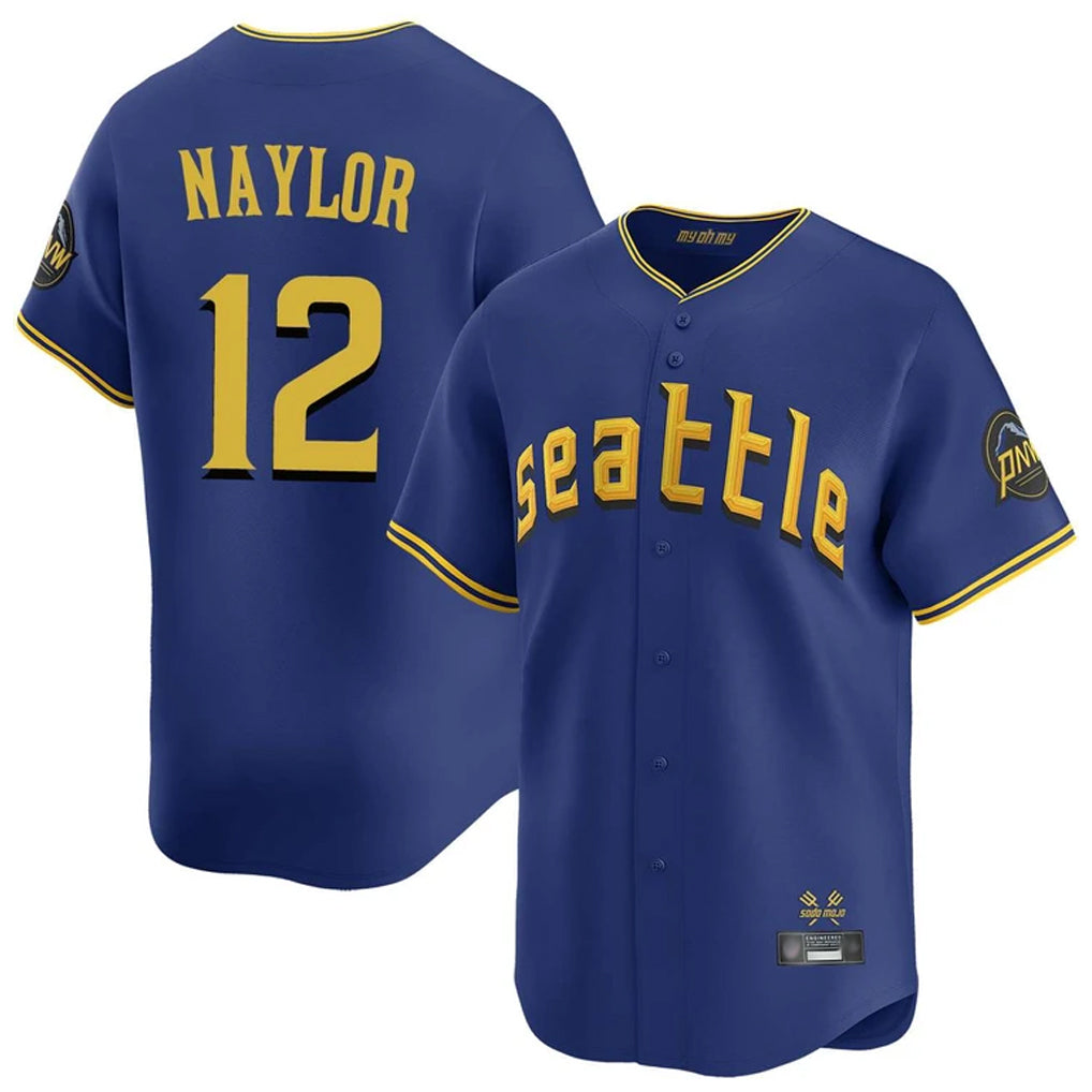 Rebec S.Mariners #12 Josh Naylor Player Royal City Connect Home Limited Stitched Jerseys
