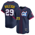 Rebec S.Mariners #29 Cal Raleigh Player Navy American League All-Star Edition Limited Stitched Jerseys