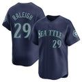 Rebec S.Mariners #29 Cal Raleigh Player Navy Home Limited Stitched Jerseys