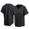 Rebec S.Mariners #2 Cole Young Player Black Replica Fashion T-shirt Stitched Jerseys