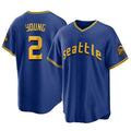 Rebec S.Mariners #2 Cole Young Player Royal City Connect Home Game Stitched Jerseys