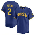 Rebec S.Mariners #2 Cole Young Player Royal City Connect Home Limited Stitched Jerseys