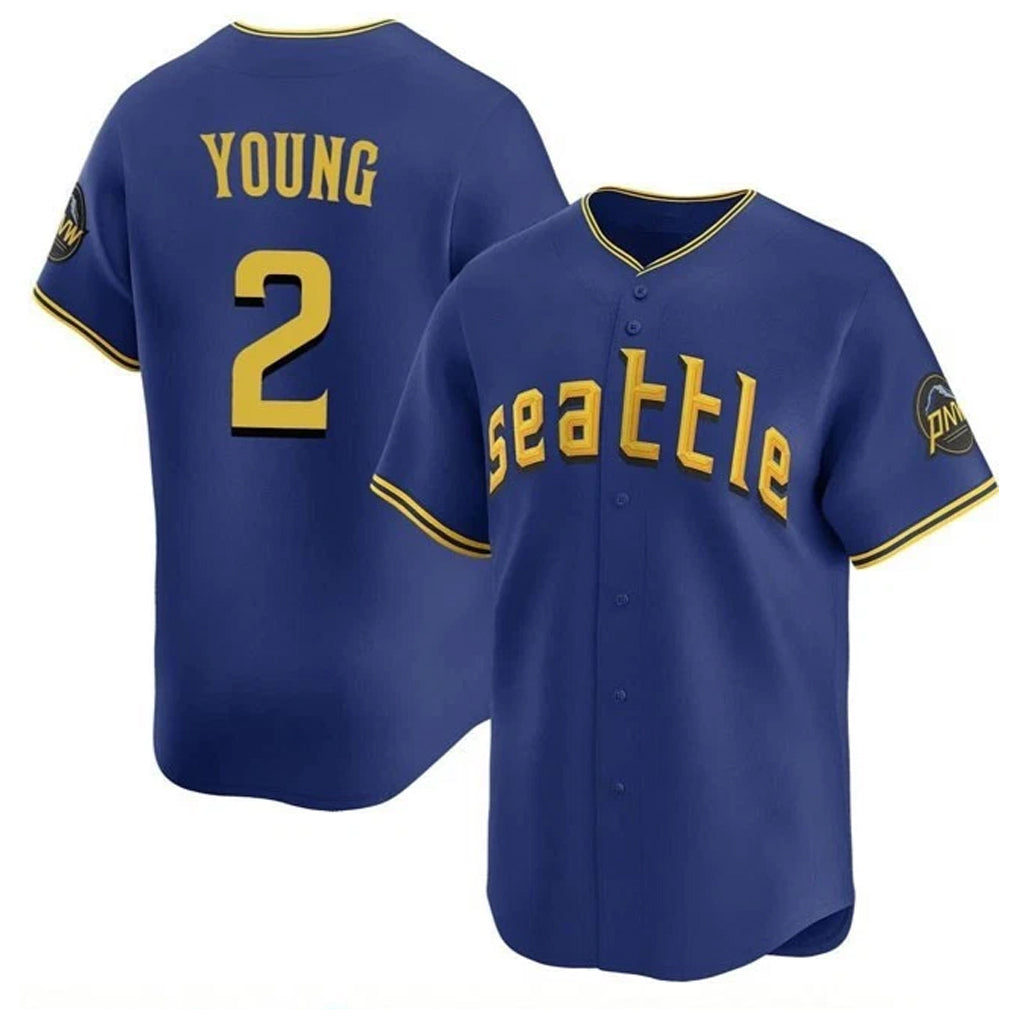 Rebec S.Mariners #2 Cole Young Player Royal City Connect Home Limited Stitched Jerseys