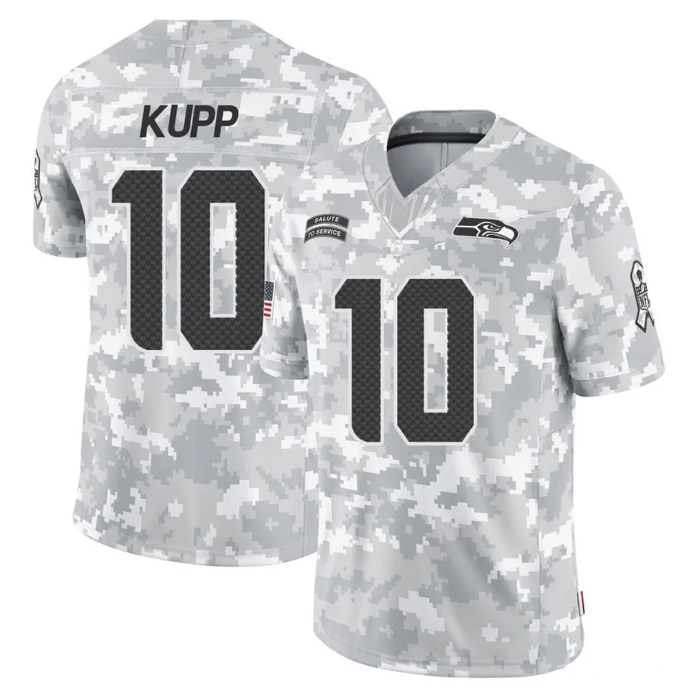 Rebec S.Seahawks #10 Cooper Kupp Player Arctic Camo Limited Salute To Service Home Game Stitched Jerseys