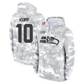 Rebec S.Seahawks #10 Cooper Kupp Player Arctic Camo Limited Salute to Service Pullover Hoodies Game Stitched Jerseys