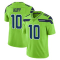 Rebec S.Seahawks #10 Cooper Kupp Player Green Limited Color Rush Home Game Stitched Jerseys