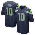Rebec S.Seahawks #10 Cooper Kupp Player Navy Home Game Stitched Jerseys