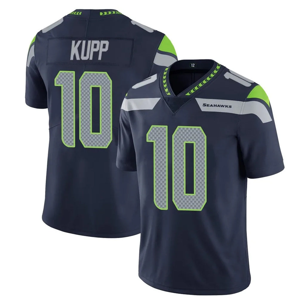 Rebec S.Seahawks #10 Cooper Kupp Player Navy Limited Vapor Untouchable Home Game Stitched Jerseys