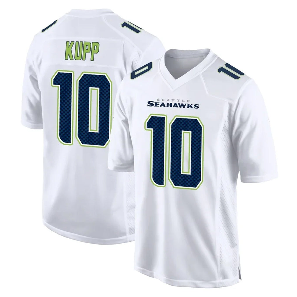 Rebec S.Seahawks #10 Cooper Kupp Player White Tundra Fashion Home Game Stitched Jerseys