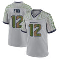 Rebec S.Seahawks #12 12th Fan Player Grey 2025 Rivalries Collection Home Game Stitched Jerseys