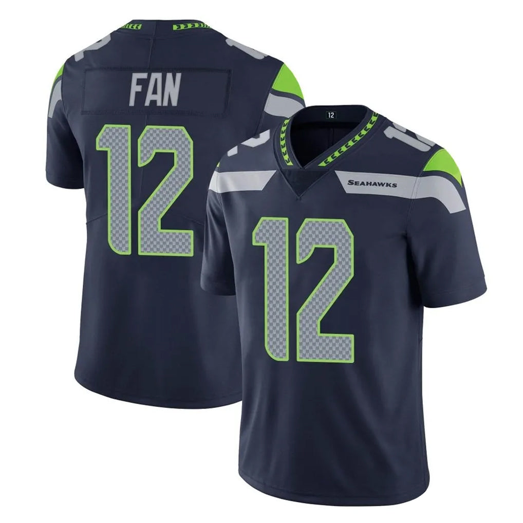 Rebec S.Seahawks #12 12th Fan Player Navy Limited Vapor Untouchable Home Game Stitched Jerseys