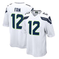 Rebec S.Seahawks #12 12th Fan Player White Home Game Stitched Jerseys