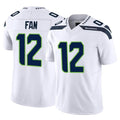 Rebec S.Seahawks #12 12th Fan Player White Limited Vapor F.U.S.E. Home Game Stitched Jerseys
