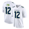 Rebec S.Seahawks #12 12th Fan Player White Tundra Fashion Home Game Stitched Jerseys