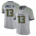 Rebec S.Seahawks #13 Ernest Jones IV Player Grey Limited 2025 Rivalries Collection Home Game Stitched Jerseys