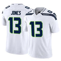 Rebec S.Seahawks #13 Ernest Jones IV Player White Limited Vapor F.U.S.E. Home Game Stitched Jerseys